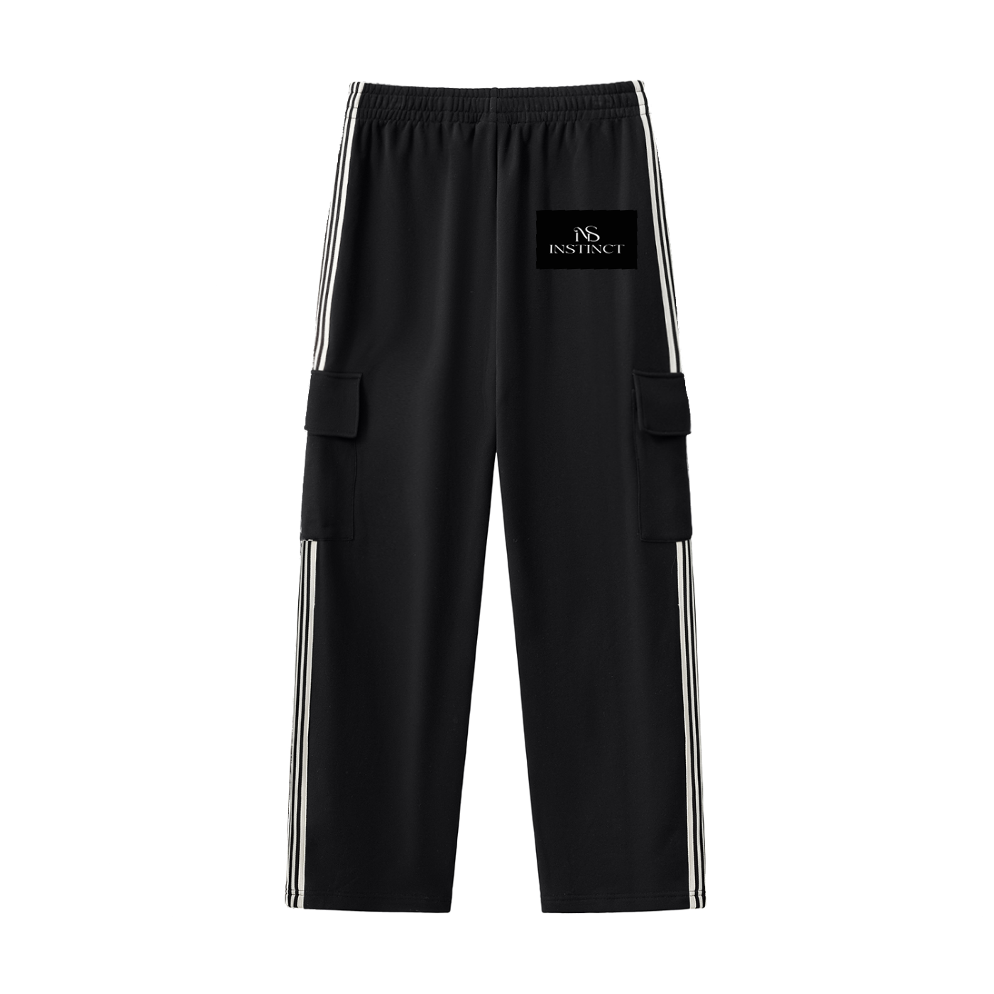 Side Stripe Straight-Leg Pants