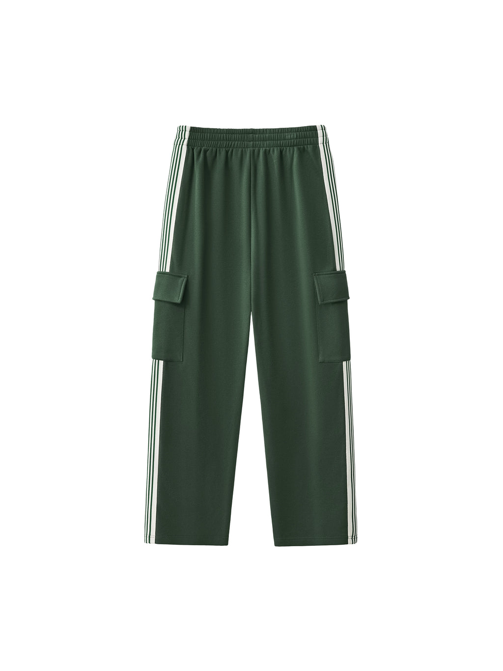 Side Stripe Straight-Leg Pants